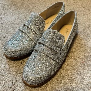 Aron Betsey Johnson Rhinestone Loafers